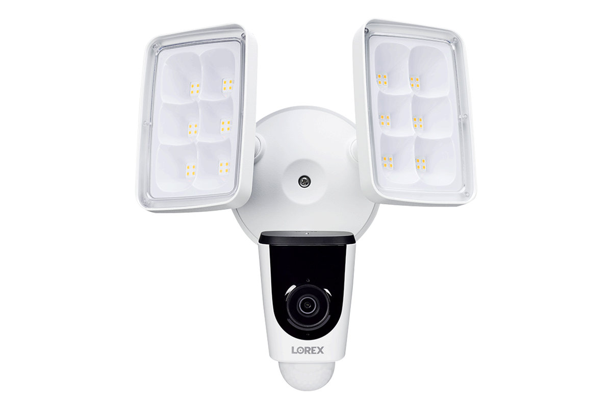 1080p Wi-Fi Floodlight Security Camera (32GB) - Amazon