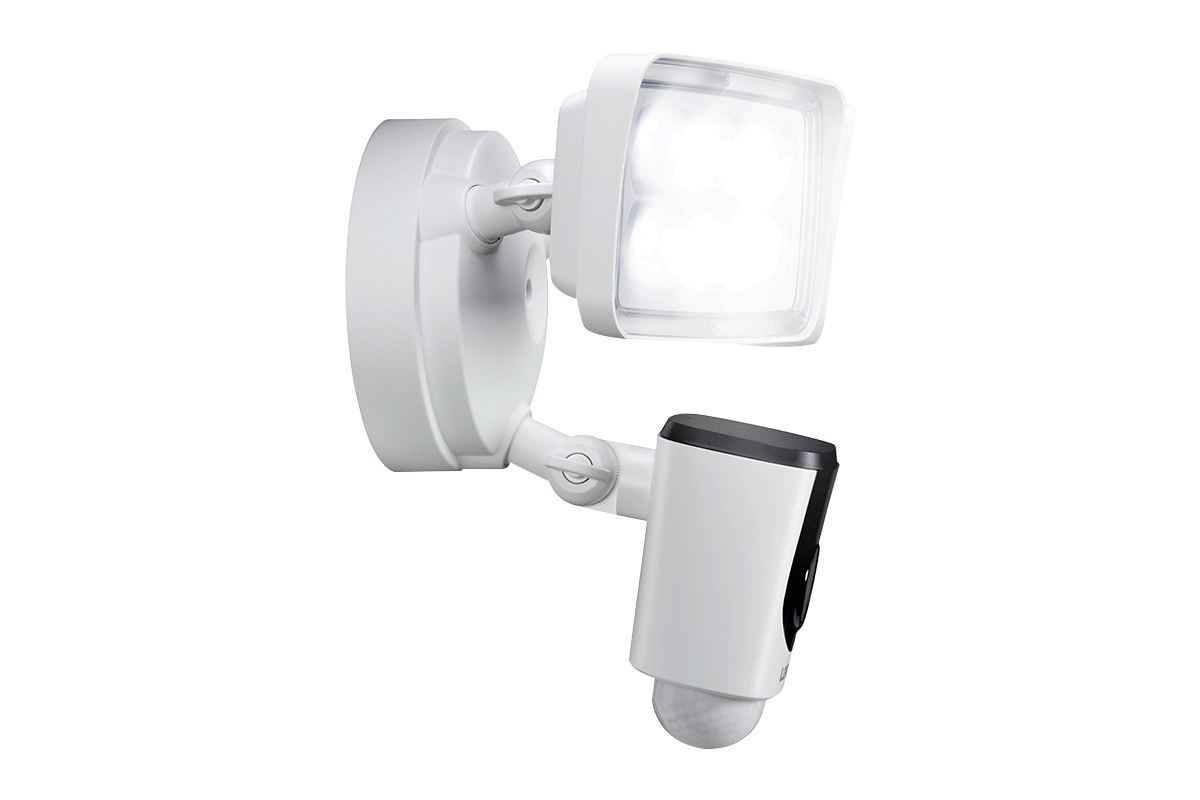 1080p Wi-Fi Floodlight Security Camera (32GB) - Amazon
