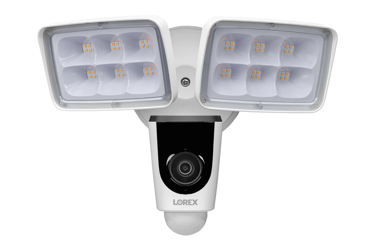 1080p Wi-Fi Floodlight Security Camera (32GB) - Amazon